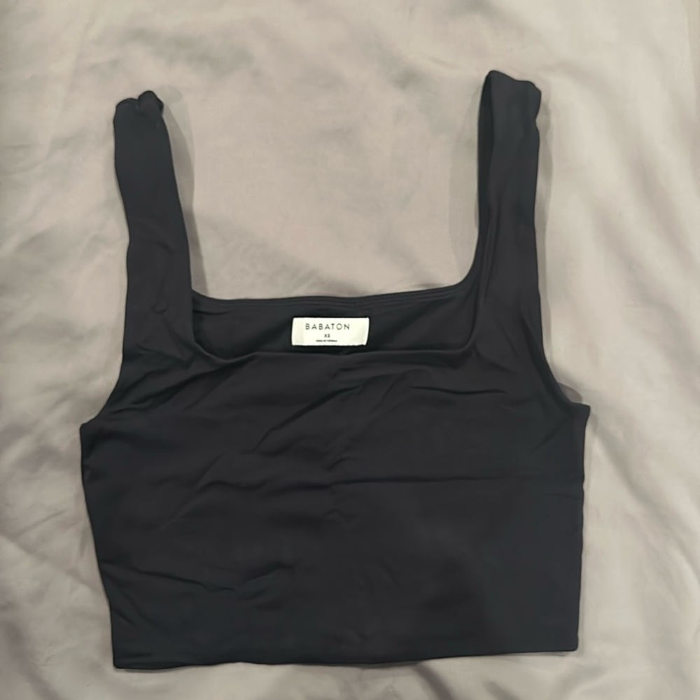ARITZIA square neck crop top